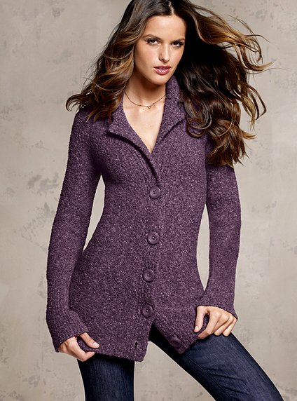 2022-01-27-0020_1 Victorias Secret Moda International Blazer Hırka Kazak (Mor, S)