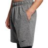 NIKE-AT5693-032-S_2 Nike Dri-Fit Hiperkuru Erkek Yoga Training Şort (Gri, S)
