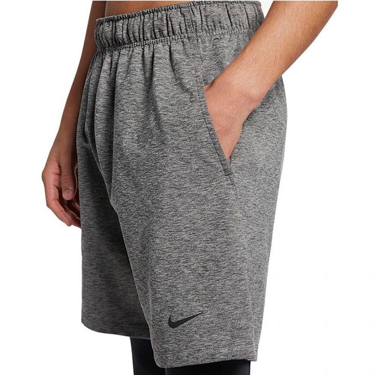 NIKE-AT5693-032-S_2 Nike Dri-Fit Hiperkuru Erkek Yoga Training Şort (Gri, S)