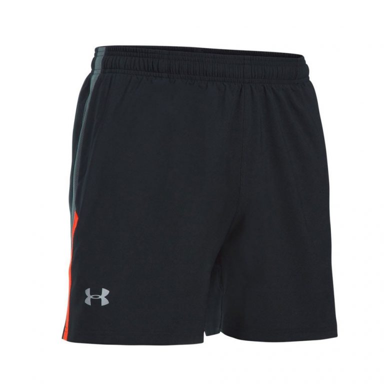 UA-1289312-009-S_1 Under Armour Launch 5" Erkek Spor Şortu, (S, Siyah)