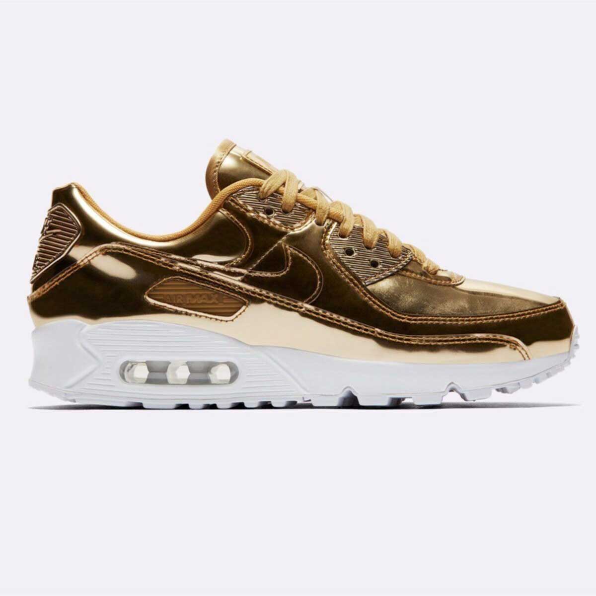 Nike Air Max 90 Sp Metalik Altın Spor Ayakkabı Yürüyüş Ayakkabısı CQ6639-700 44,5 Nike Air Max 90 Sp Metalik Altın Spor Ayakkabı Yürüyüş Ayakkabısı CQ6639-700 44,5
