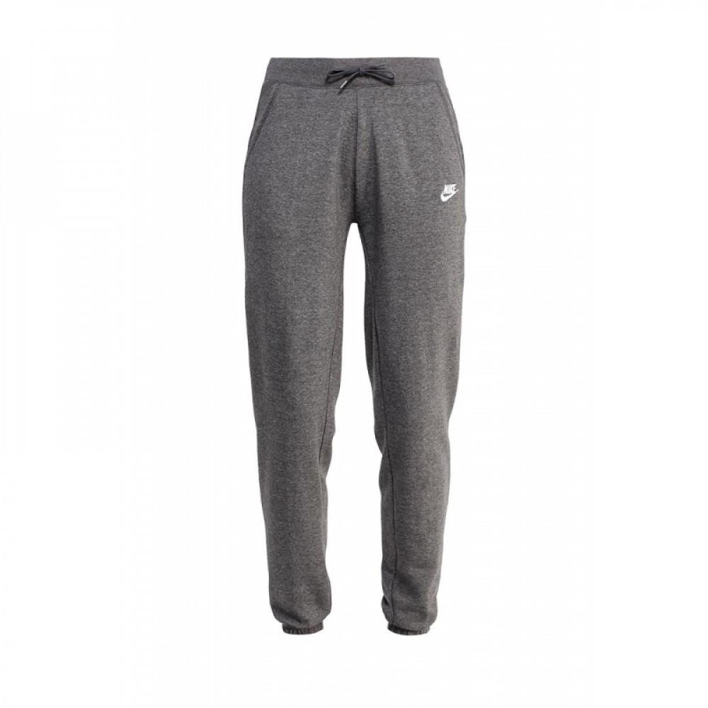 NIKE Kadın Spor Giyim Normal Polar Pantolon 803650-071 (Gri / Small)