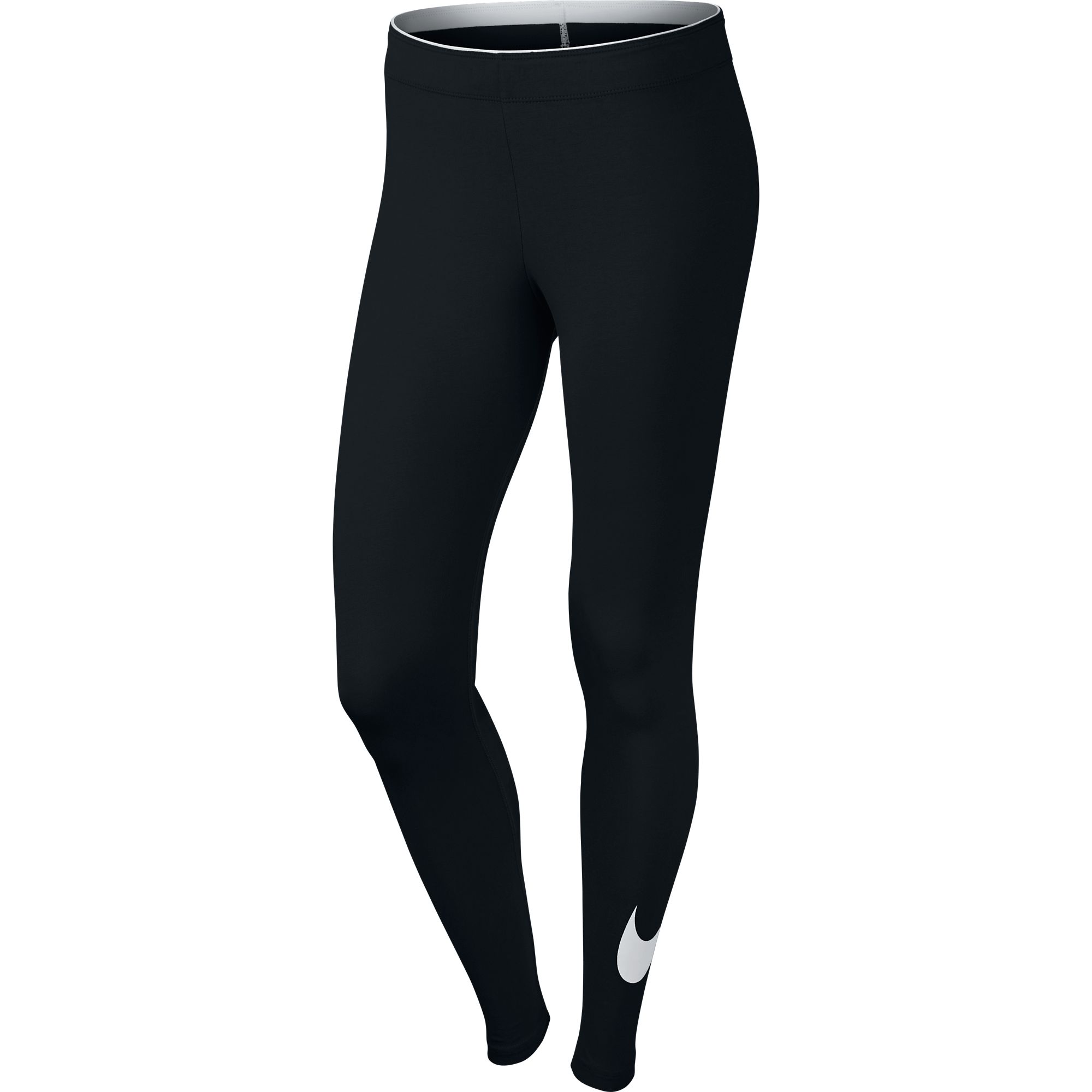 Nike Kadın Spor Giyim Kulübü Logo 2 Tayt 815997-010 (Renk Siyah / Beden Large)