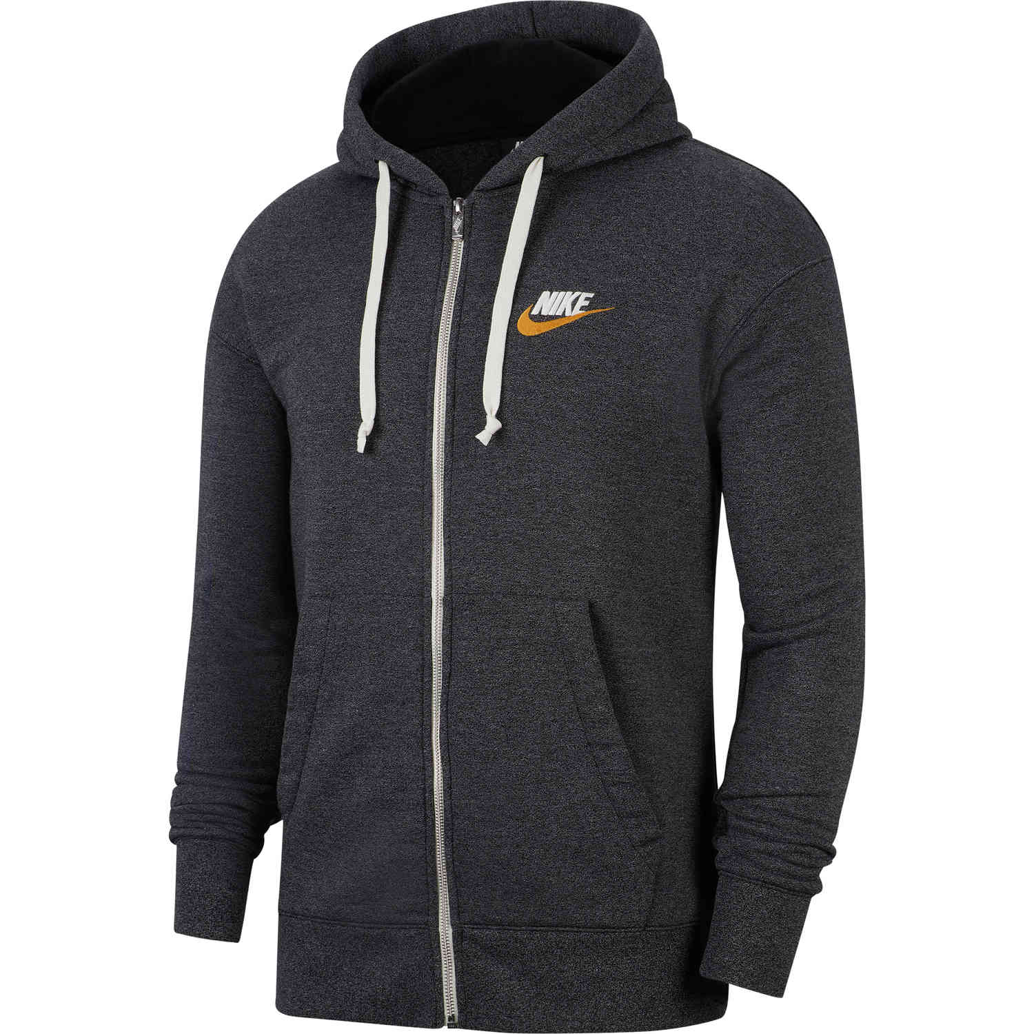 Nike Unisex Sportswear Heritage Full-Zip Kapüşonlu Spor Sweatshirt 928431-012 (Renk Gri / Beden M)