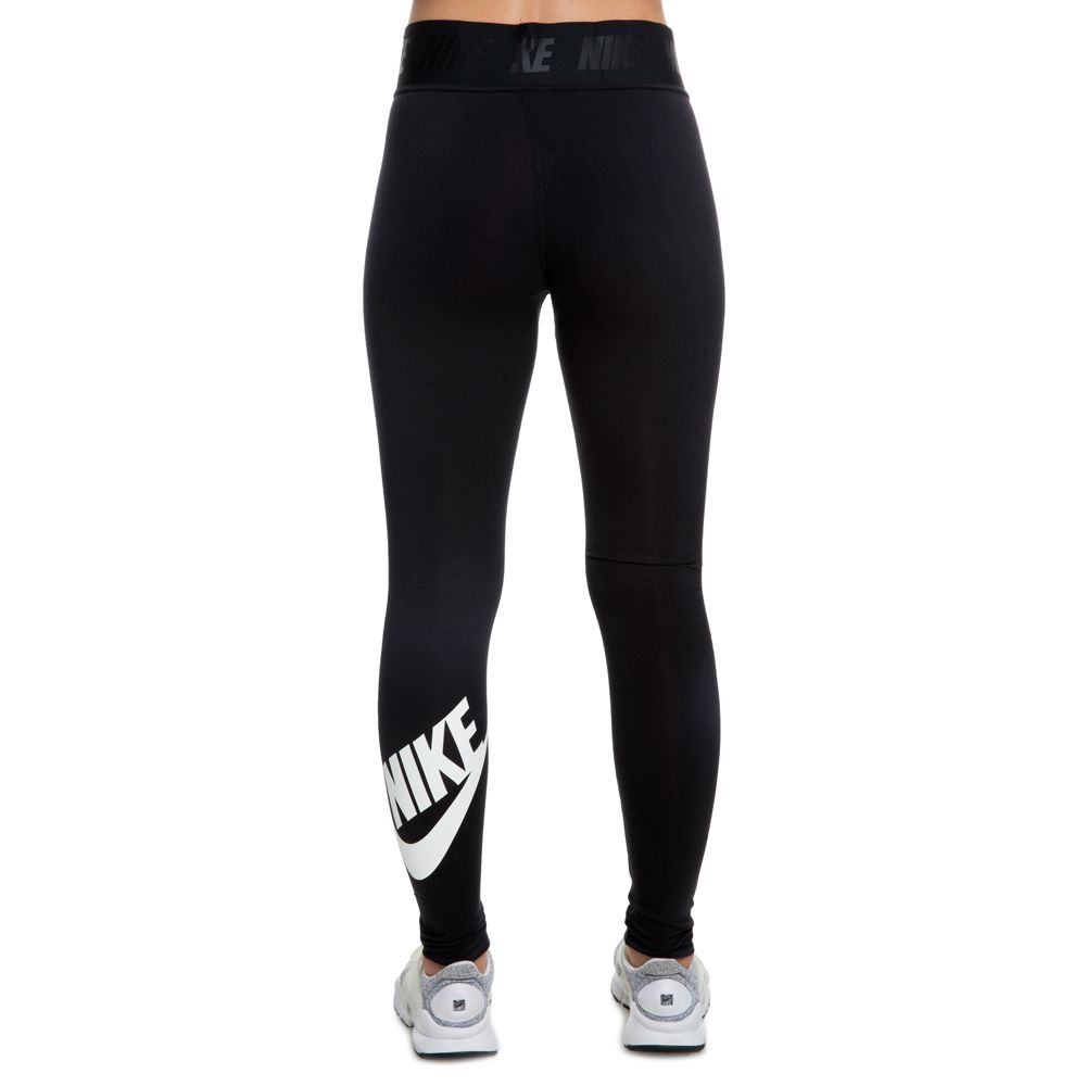 Nike Kadın Leg-A-See Logo Tayt 933346-010 (Siyah / Medium)
