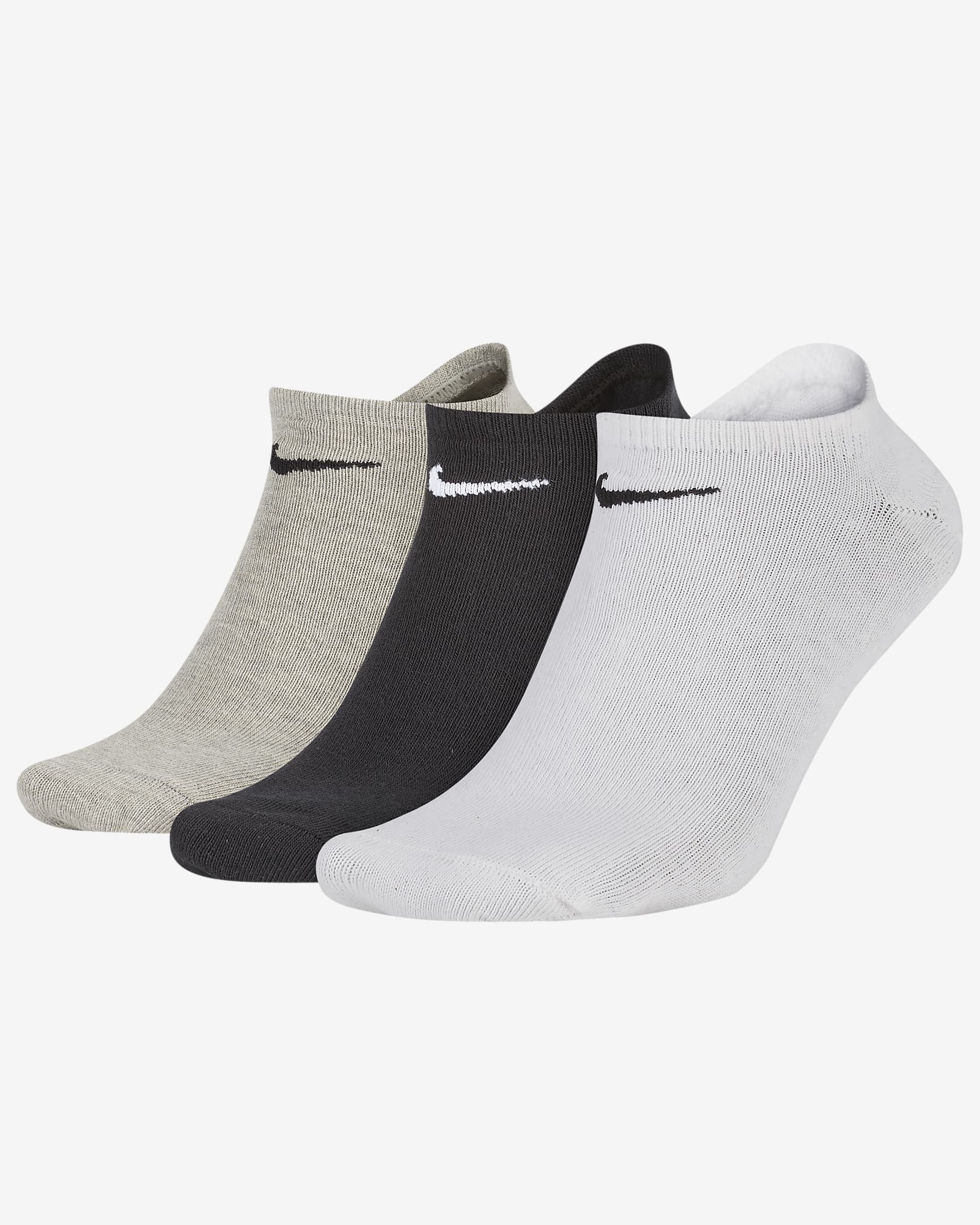 Nike Unisex Hafif Antrenman No-Show Çorapları (3 Çift) SX2554-901 (Renk 3 Renk) Nike Unisex Hafif Antrenman No-Show Çorapları (3 Çift) SX2554-901 (Renk 3 Renk)