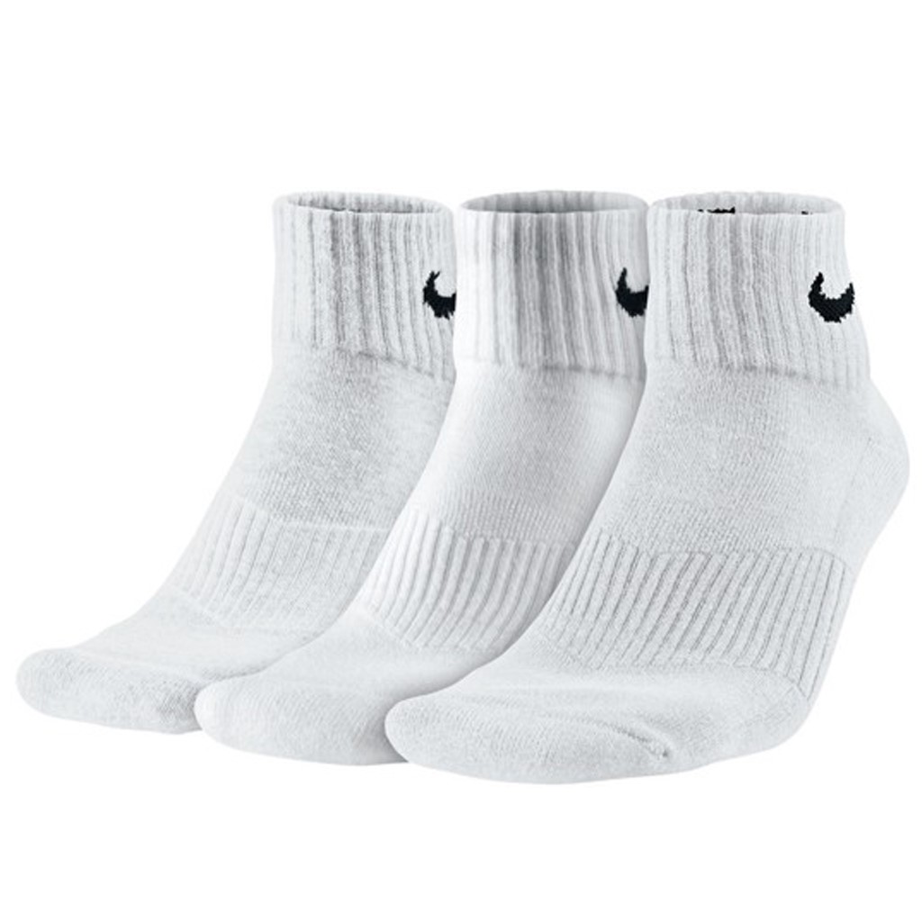 Nike Unisex Hafif İnce Yastıksız Çeyrek Boy Antrenman Çorapları 3 Çift SX4847-101 (Renk Beyaz / Beden S, 34-38) Nike Unisex Hafif İnce Yastıksız Çeyrek Boy Antrenman Çorapları 3 Çift SX4847-101 (Renk Beyaz / Beden S, 34-38)