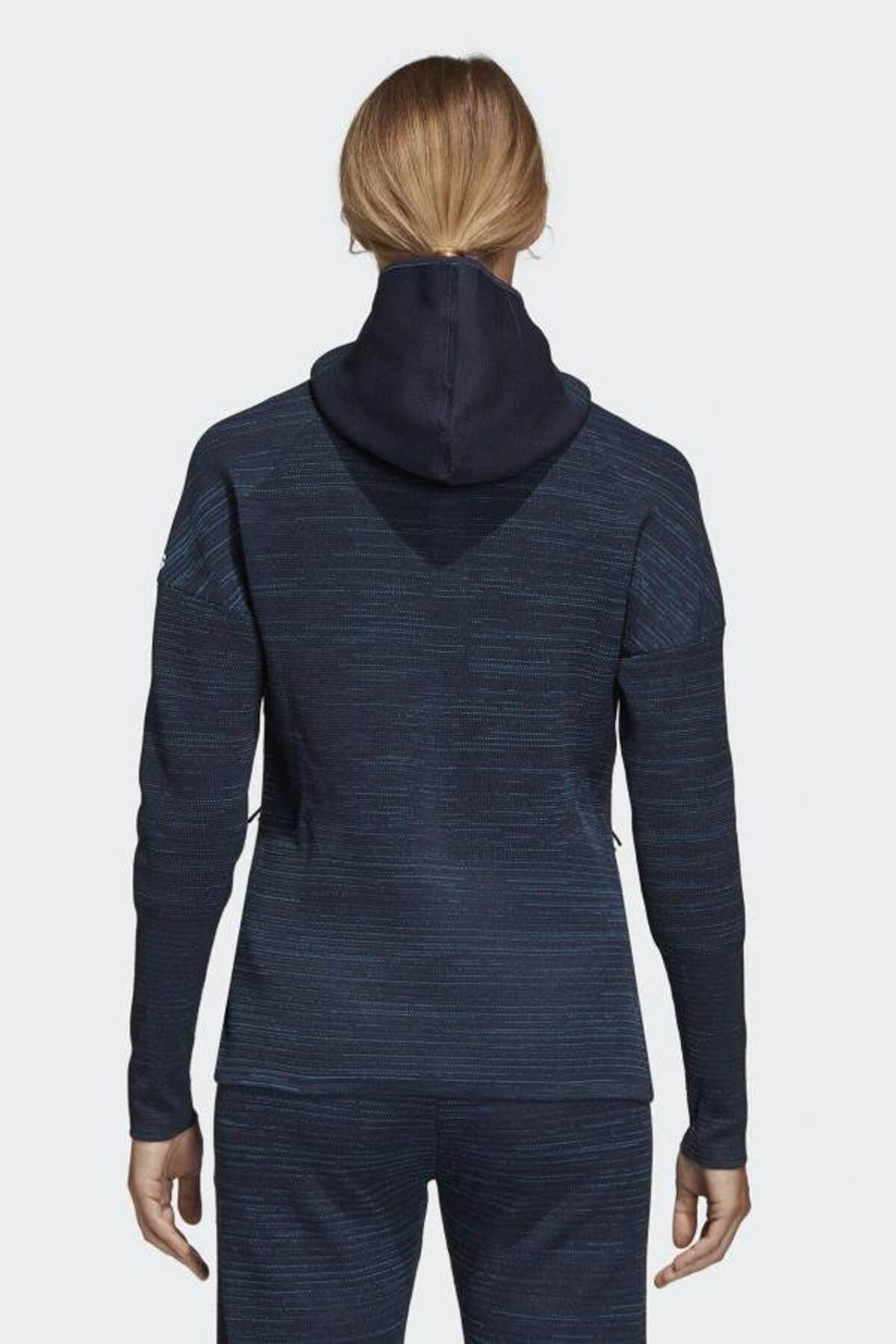 3_org_zoom adidas Kadın Spor Sweatshirt - W Zne Hd Parley - DM4441 (Small / Beden)