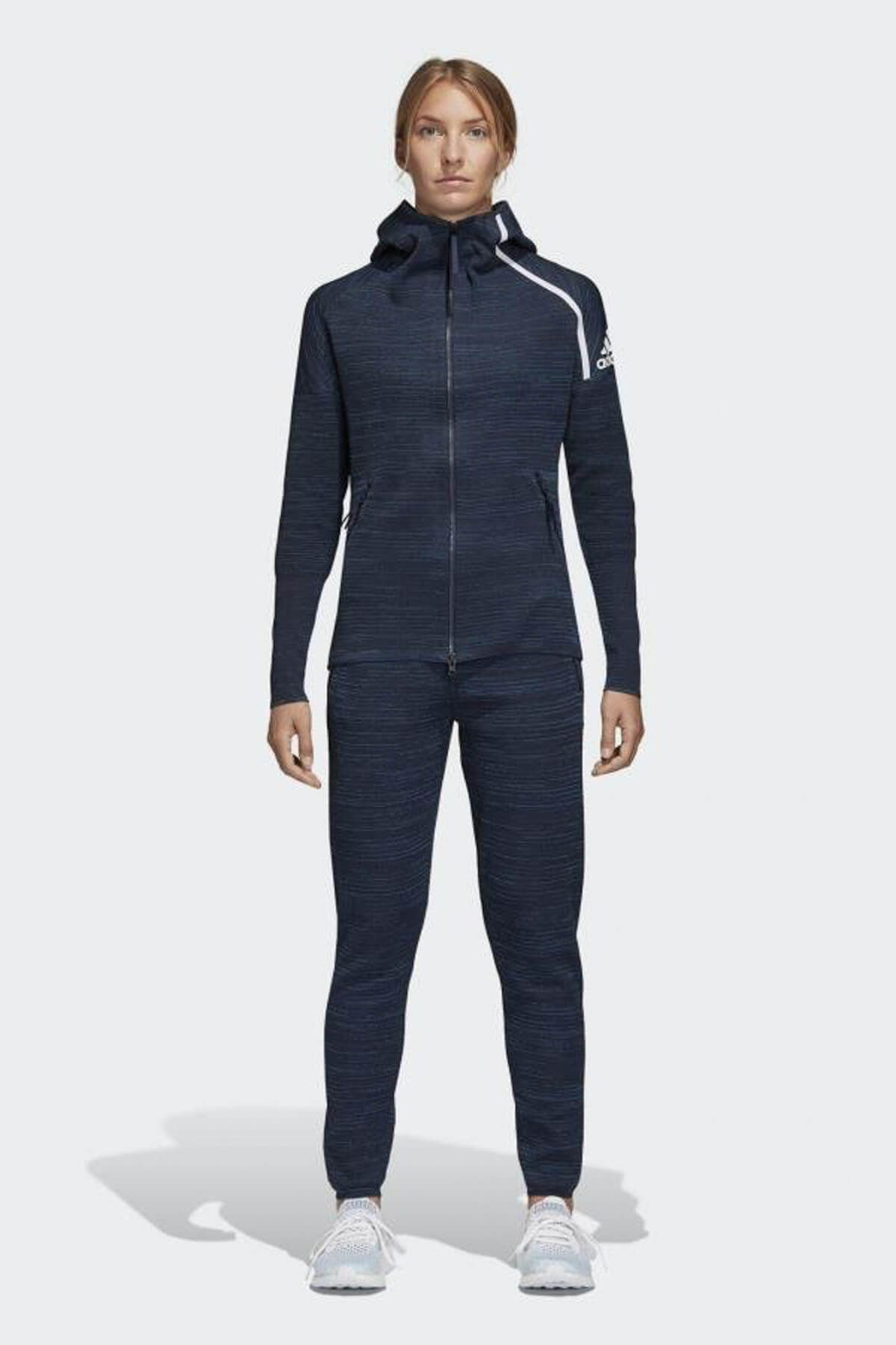5_org_zoom adidas Kadın Spor Sweatshirt - W Zne Hd Parley - DM4441 (Small / Beden)